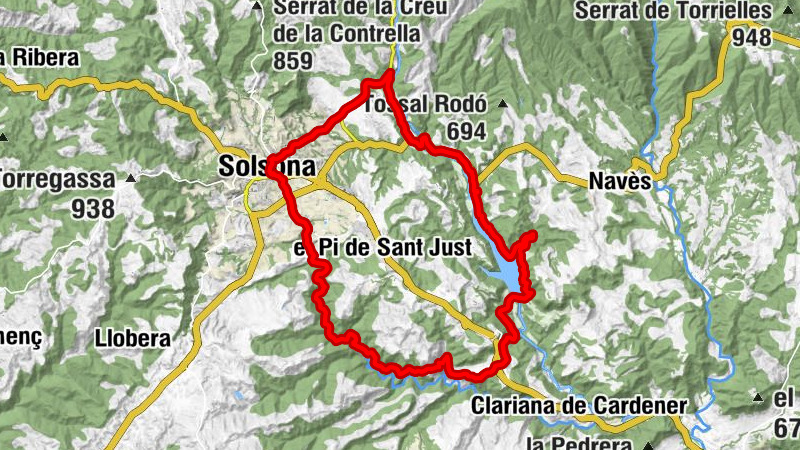 Solsona - Sant Ponç - Santa Susanna - Olius