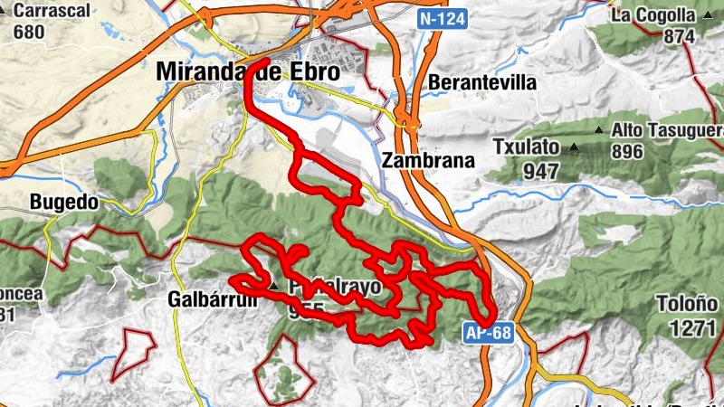 Miranda de Ebro - Monte de San Juan - Parada Vieja - San Pelayo