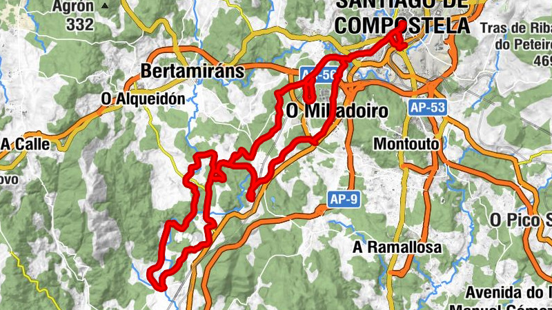 Santiago de Compostela - Igrexa de San Martiño de Laraño - Capela de San Martiño - Monte Novo
