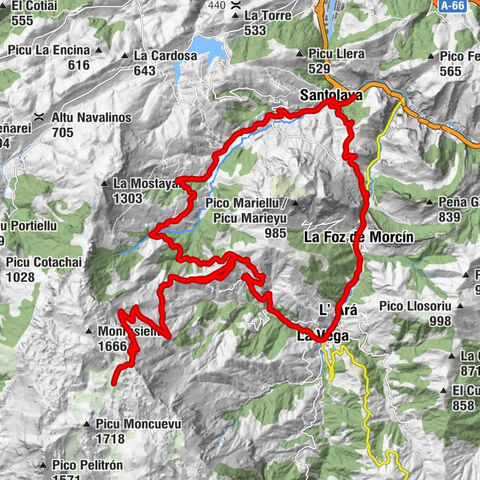 Santolaya - Iglesia de San Antonio Abad - Angliru - Iglesia de San Sebastián