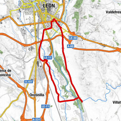 Alija de la Ribera - Marialba de la Ribera - Venta La Abadia - León