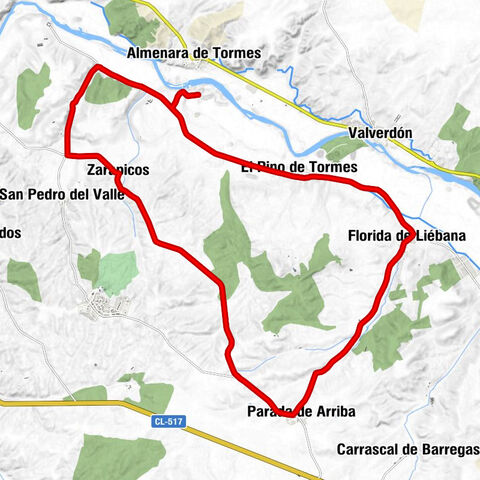 San Pedro del Valle - Carrascal de Velambélez - Zarapicos - El Pino de Tormes