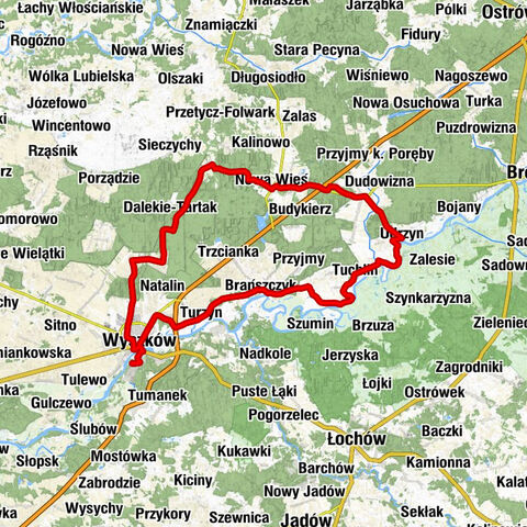 Hotel Restauracja Baśniowa - Wyszków - Górka - Kościół pw. Świętego Wojciecha Biskupa i Męczennika