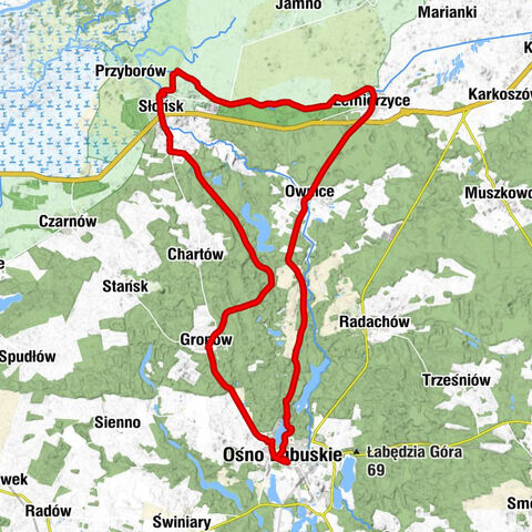 Ośno Lubuskie - Gronów - Słońsk - Kościół pw. Matki Bożej Częstochowskiej