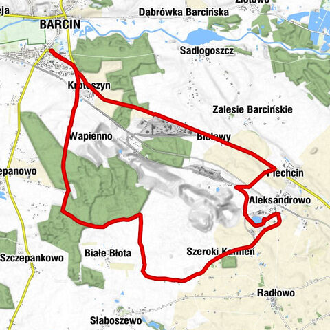 Rydzek - Krotoszyn - Szczepanowo Leśne - Barcin