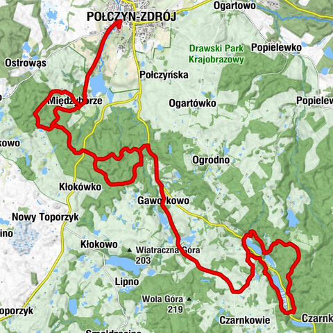 Kaplica pw. Najświętszej Maryi Panny Królowej Polski - Połczyn-Zdrój - Borkowo - Międzyborze