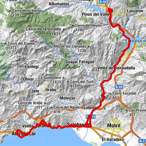 Mirador Barranco de Tablate - Motril - Salobreña - Almuñécar