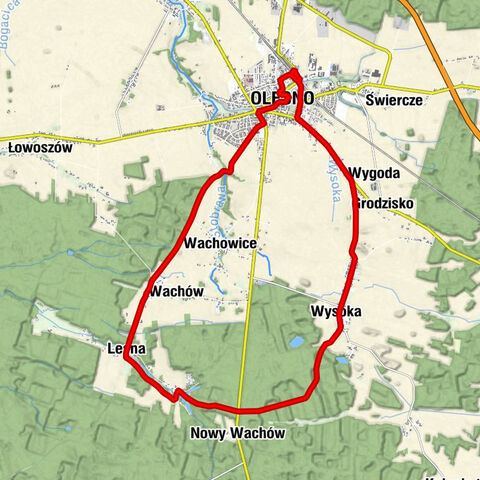 Olesno Śląskie - Kościół filialny pw. św. Michała - Kaplica przedpogrzebowa - Kościół odpustowy pw. św. Rocha