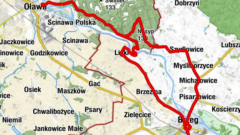 Brzeg - Kościół pw. Najświętszego Serca Pana Jezusa - Nasyp - Kaplica pw. Świętej Faustyny