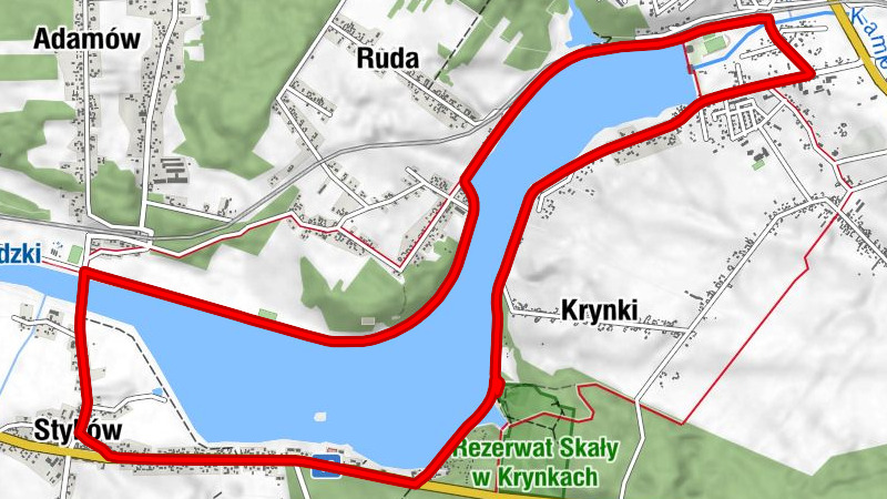 Krynki - Pod Szosą - Port Brody - Styków