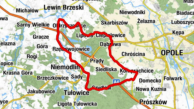 Dąbrowa Niemodlińska - Kościół filialny pw. Podwyższenia Krzyża św. - Kościół pw. Świętych Apostołów Piotra i Pawła - Kościół parafialny pw. Najświętszego Serca Pana Jezusa