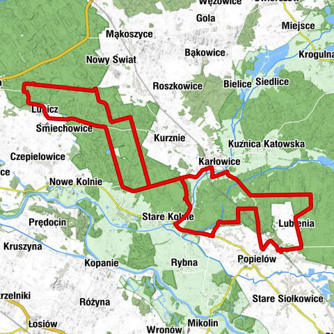 Popielów - Osiedle - Lubienia - Karłowice