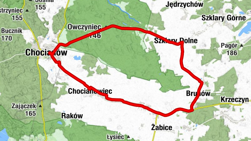 Brunów - Kościół pw. Podwyższenia Krzyża Świętego - Owczyniec - Trzebnice