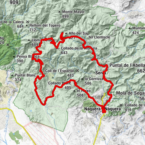 El Pastoret - Collado Blanc - Collado de la Moreria - Collado del Llentiscle