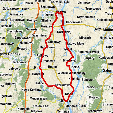 Gniew - Kościół pw. Świętego Maksymiliana Kolbe - Kościół pw. Matki Bożej Królowej Polski - Osiedle Witosa