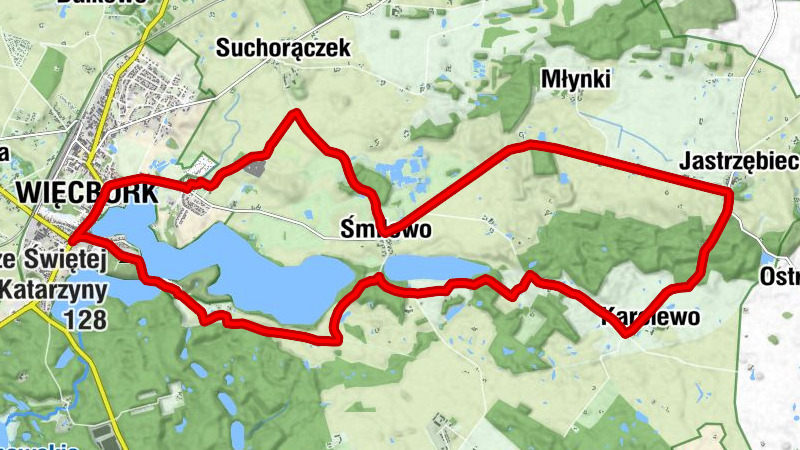 Restauracja Pomożanka - Więcbork - Wzgórze Świętej Katarzyny - Śmiłowo