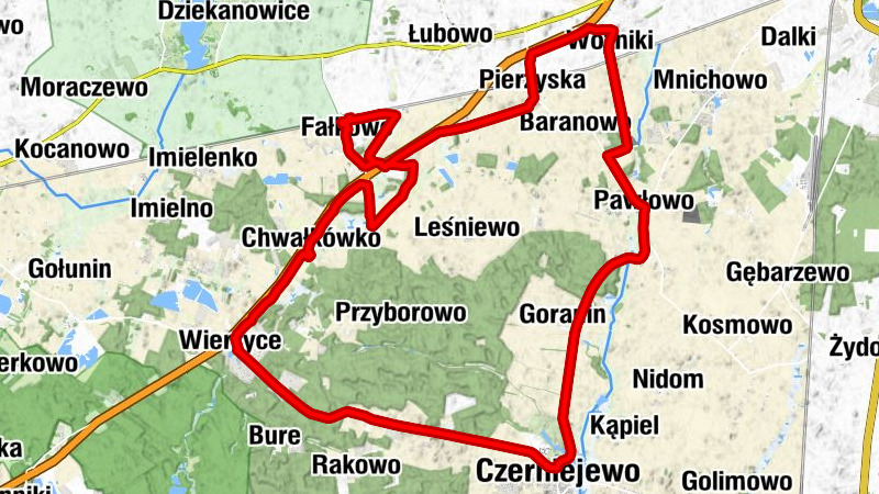 Fałkowo - Przyborowo - Czerniejewo - Kościół pw. św. Marcina