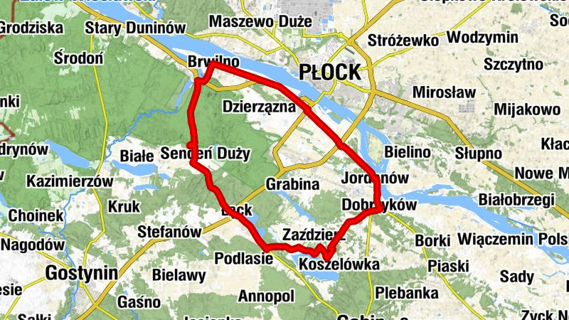 Dobrzyków - Smażalnia Ryb - Płock - Kościół parafialny pw. Matki Bożej Częstochowskiej
