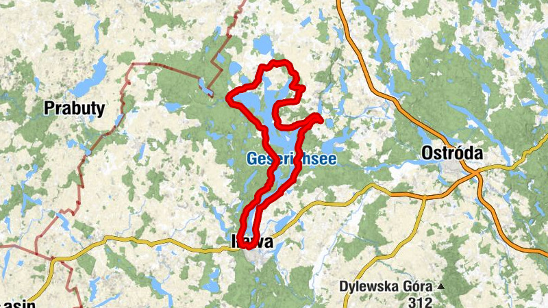 Gubławki - Iława - Kościół pw. Świętego Andrzeja Boboli - Knajpa Nad Żaglami