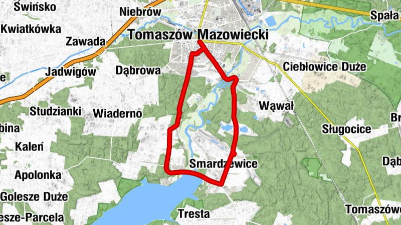 Tomaszów Mazowiecki - Śródmieście - Groty Nagórzyckie - Kościół pw. Świętej Anny