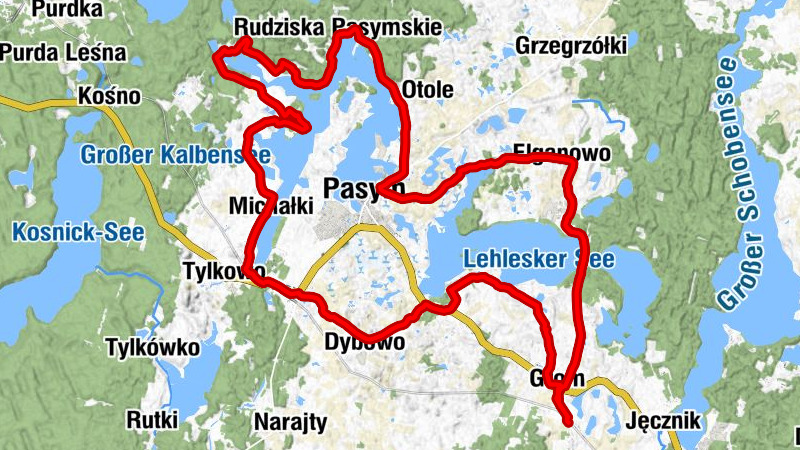 Grom - Leleszki - Dybowo - Pasym