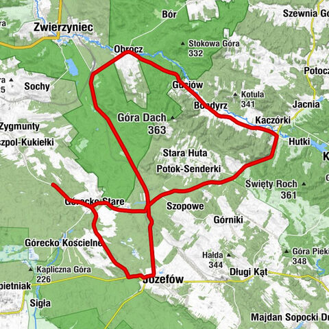 Górecko Stare - Majdan Kasztelański - Józefów