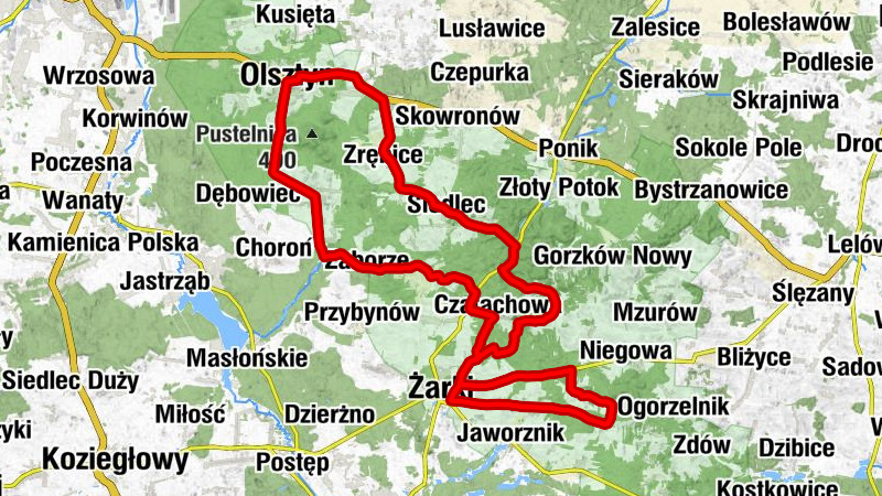 Kaplica Mirów - Kościół św. Idziego - Pustelnia pw. Ducha Świętego - Mirów