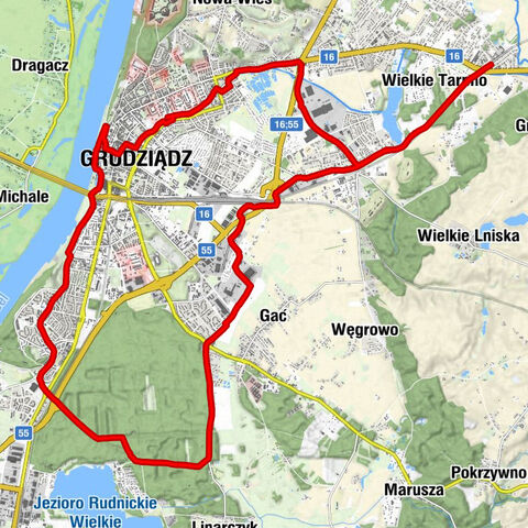 Grudziądz Owczarki - Bazylika Kolegiacka Świętego Mikołaja Biskupa - Kościół pw. Ducha Świętego - Kościół pw. Niepokalanego Serca Najświętszej Maryi Panny
