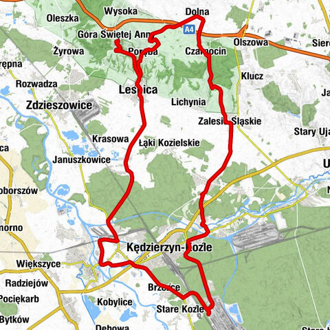 Osiedle Azoty - Góra Świętej Anny - Kościół parafialny pw. Trójcy Świętej - Zacisze