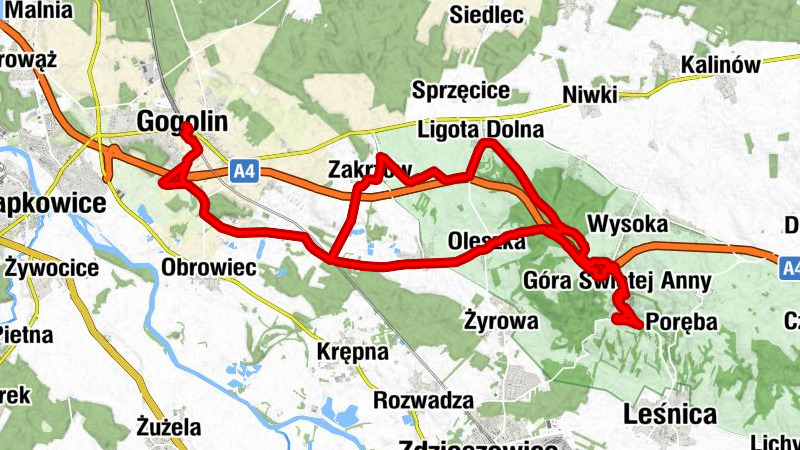 Gogolin - Kaplica Świętej Marii Magdaleny - Grób Pana Jezusa - Góra Świętej Anny