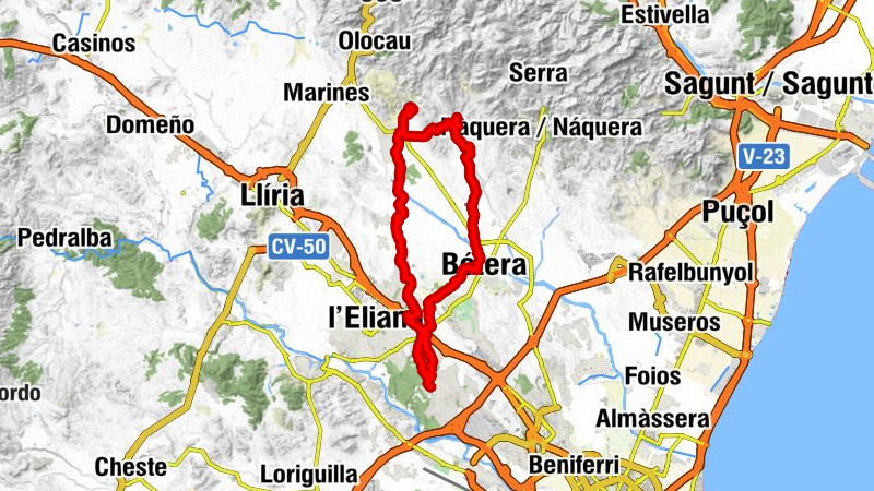 la Vallesa - San Antonio de Benagéber - Bétera - l'Eliana