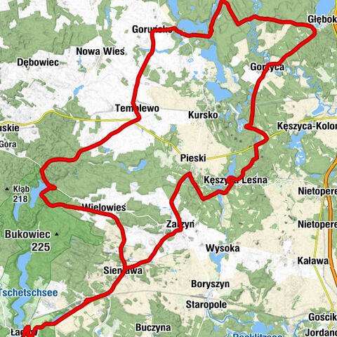 Kaplica pw. Ścięcia św. Jana Chrzciciela - Kościół pw. Niepokalanego Poczęcia Najświętszej Maryi Panny - Kościół pw. Najświętszej Maryi Panny Matki Kościoła - Łagów