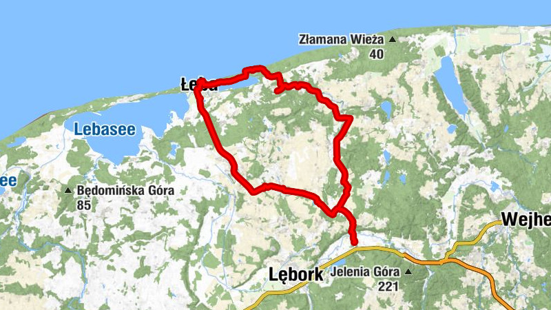 Godętowo - Kościół pw. Świętego Antoniego Padewskiego - Łeba - Kościół pw. Świętych Piotra i Pawła