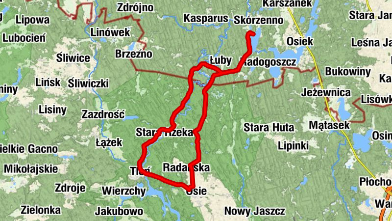 Skrzynia - Błędno - Smażalnia ryb - Tleń