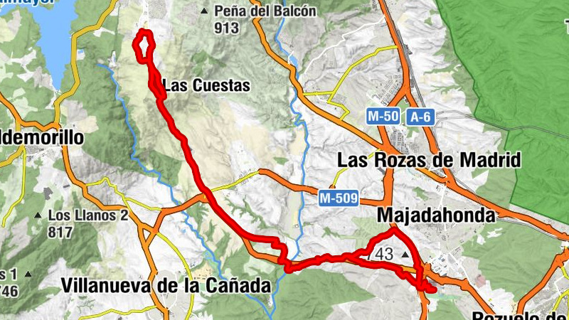 Madrid - Majadahonda - Las Rozas de Madrid - La Barrona
