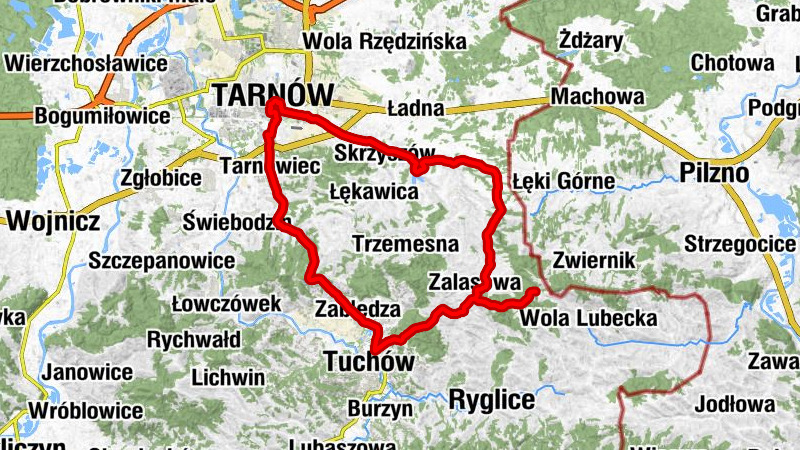 Wolniki - Kościół pw. Świętej Trójcy - Kościół pw. Wniebowzięcia Najświętszej Maryi Panny - Bystra Góra