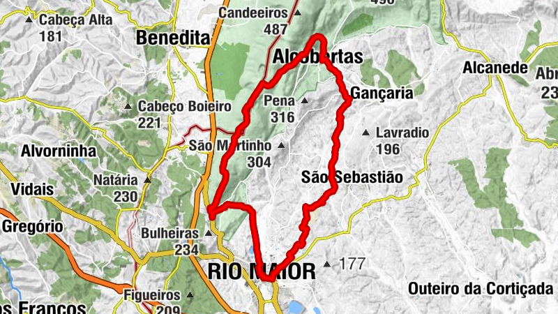Rio Maior - Anta-Capela das Alcobertas - Olho d'Água - Capela São Francisco de Assis