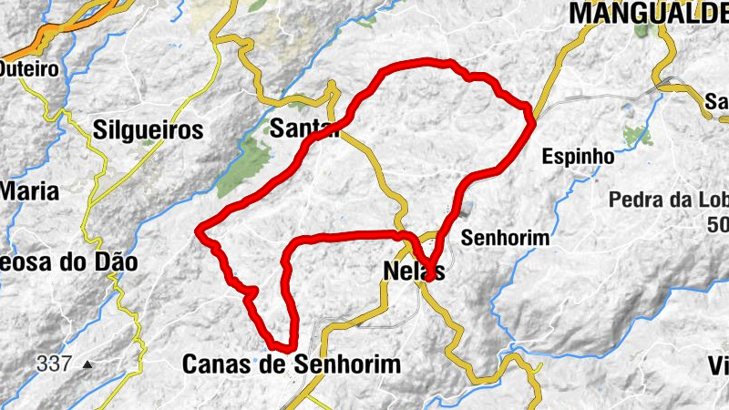 Nelas - Moimenta de Maceira Dão - Santar - Canas de Senhorim