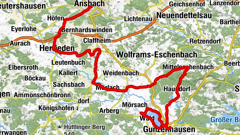 Ansbach - Mariä Heimsuchung - St. Jobst - Gunzenhausen