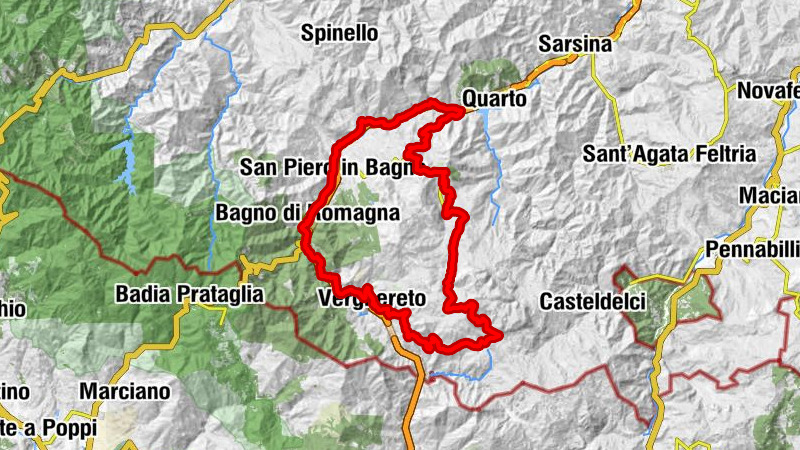 Bagno di Romagna - La Strada - Il Mulino - Madonna dell'Apparizione