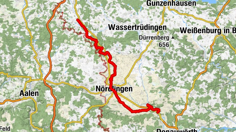 Dinkelsbühl - St. Paul - Klosterberg - Harburg (Schwaben)