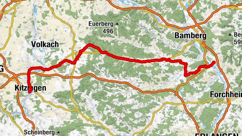 Kitzingen - Evangelische Stadtkirche - Praesentatio Beatae Mariae Virginis - Hirschaid