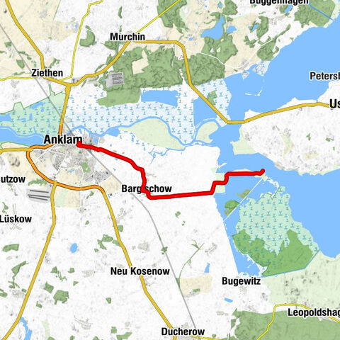 Anklam - Gnevezin Ausbau - Kamp