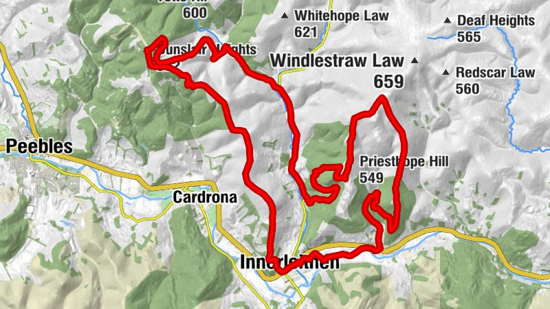 Saffron - Scawd Law - Priesthope Hill - Dunslair Heights