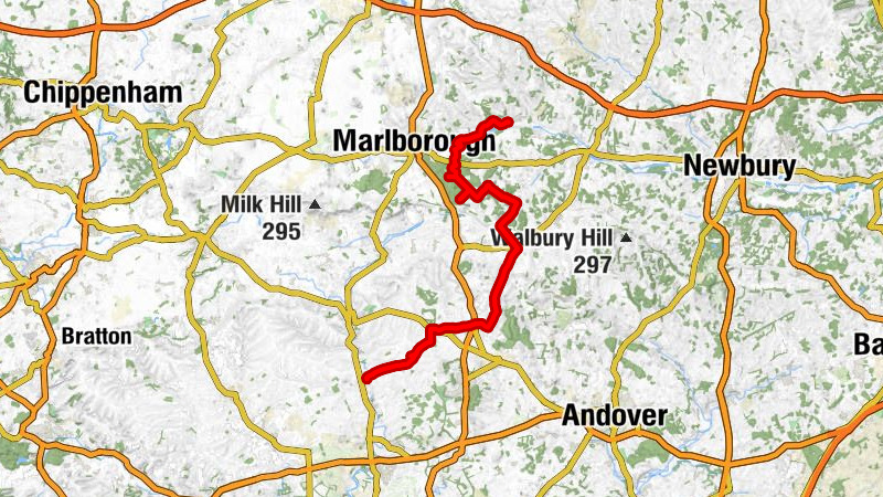 Haxton - Fairmile Down - Grafton Down - Ramsbury