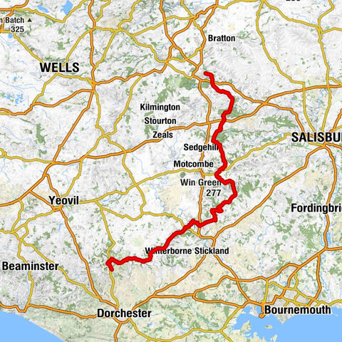 Cerne Abbas - Bulbarrow Hill - Win Green - Warminster