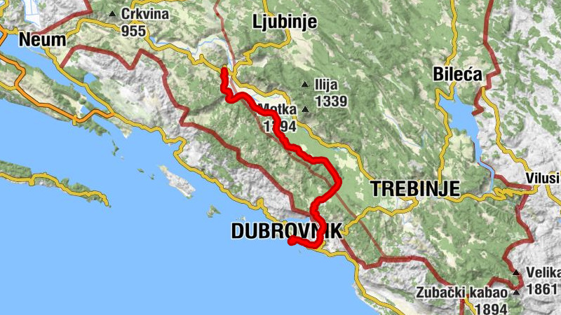 Čvaljina - crkva svete Ane - Poratak - Dubrovnik