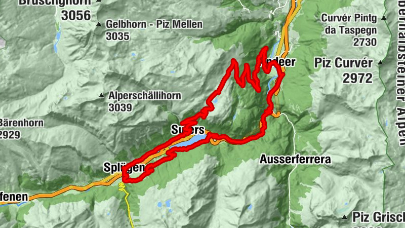Andeer - Sufers - Reformierte Kirche Splügen - Schwert