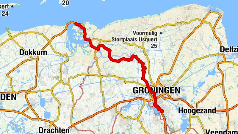 Haren - Groningen - Sint-Ludgerkerk - Waddengenot aan Zee