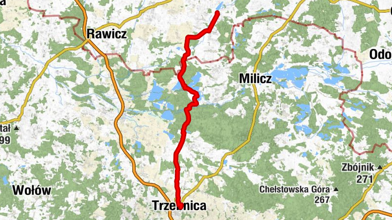 Ratuszowa - Kaplica pw. Najświętszej Maryi Panny Wspomożenia Wiernych - Jutrosin - Trzebnica